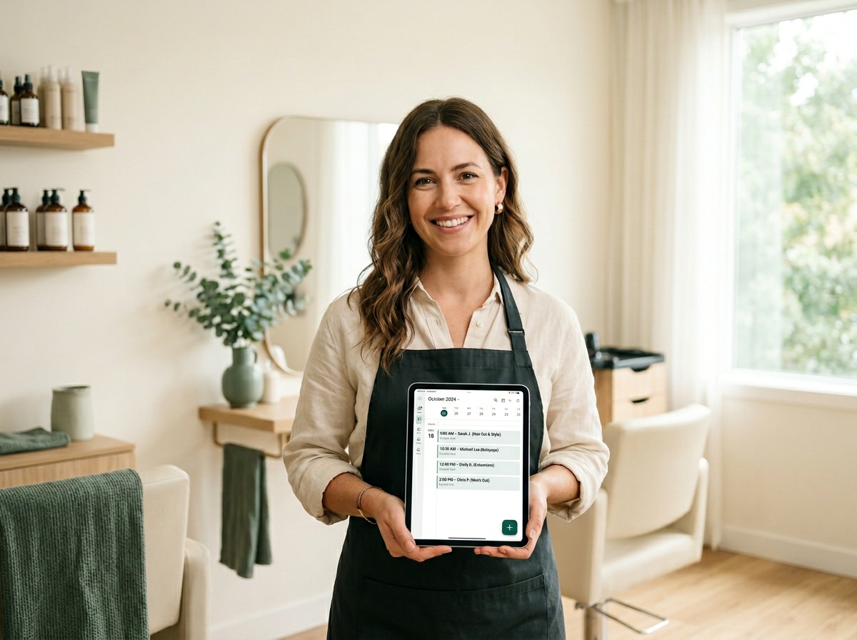Service professionals managing appointments with WhatService